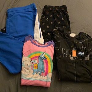 Used pajama pants and tops